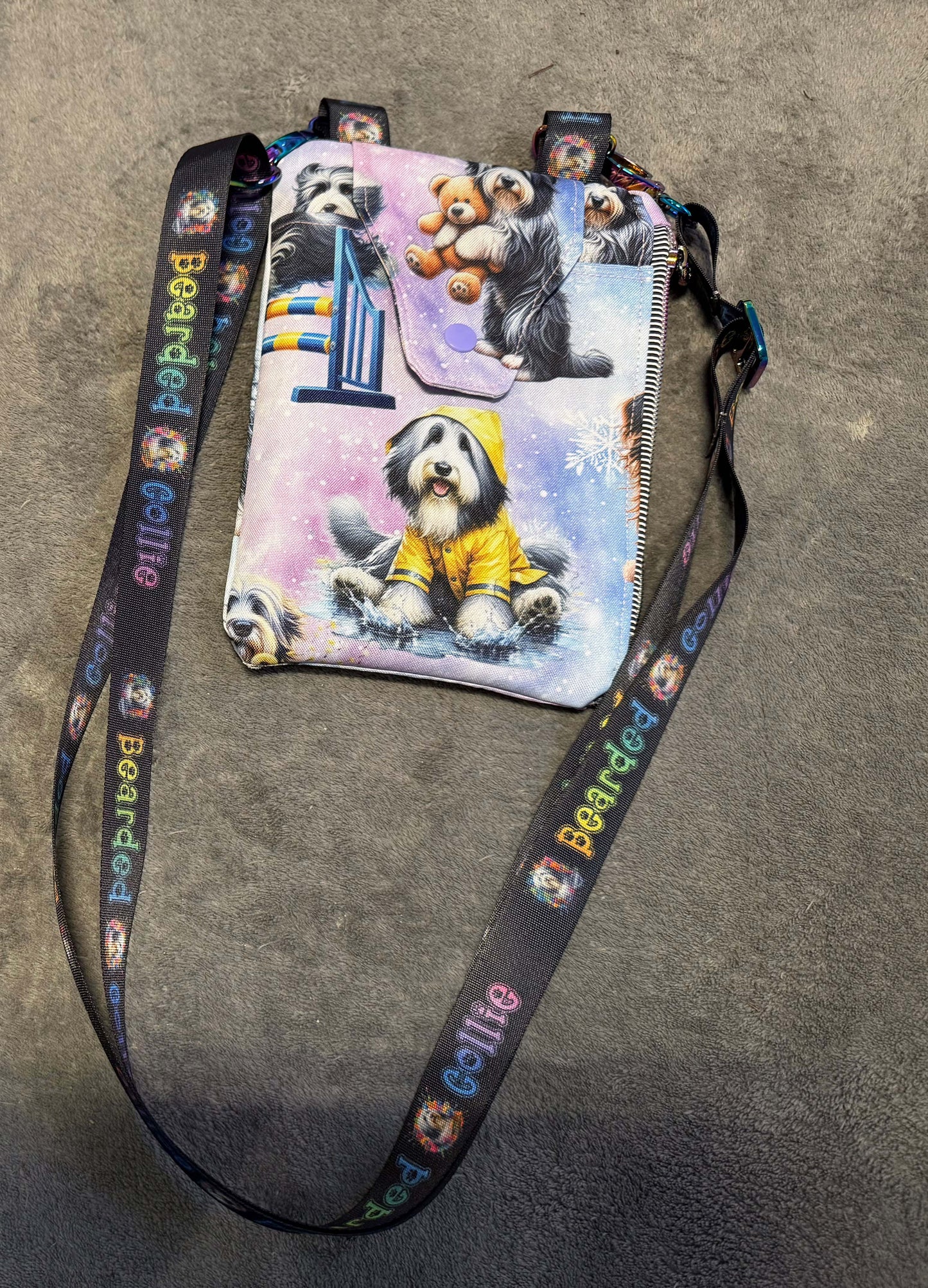 wasserfester Outdoorstoff - Bearded Collie - Beardie