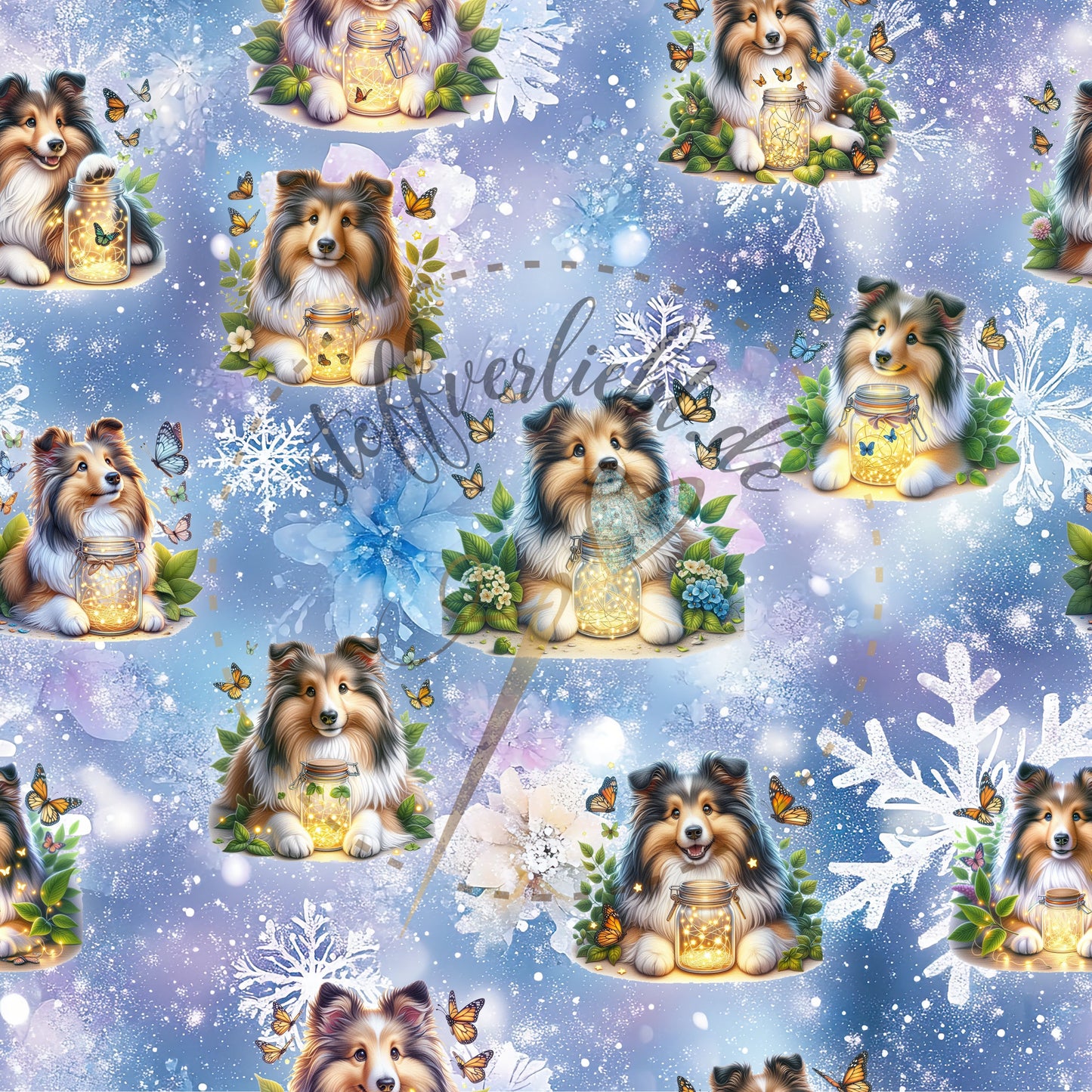 wasserfester Outdoorstoff - Shetland Sheepdog - Sheltie