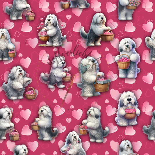 wasserfester Outdoorstoff - Old English Sheepdog Bobtail OES