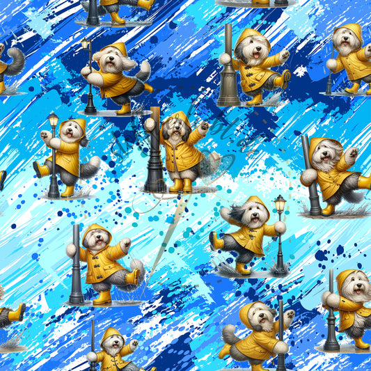 wasserfester Outdoorstoff - Old English Sheepdog Bobtail OES